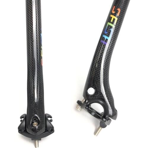 Mountain bike parts 27.2 / 30.8 / 31.6mm-TC9T16 ultra light 3k matte carbon fiber bike lane seatpost 20mm back