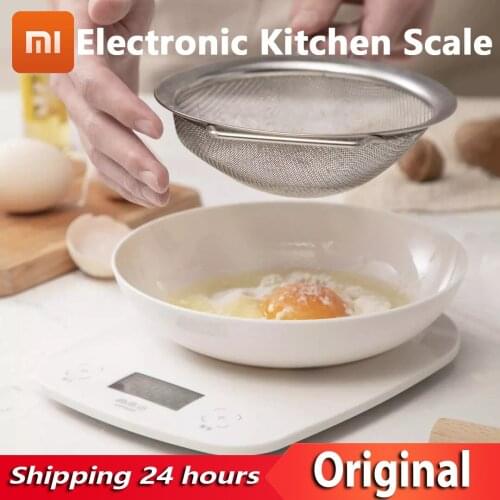 YOUPIN SENSSUN Electronic Kitchen Scale Portable Baking Scale High Precision Sensor Smart Touch Button LCD Display ABS Material