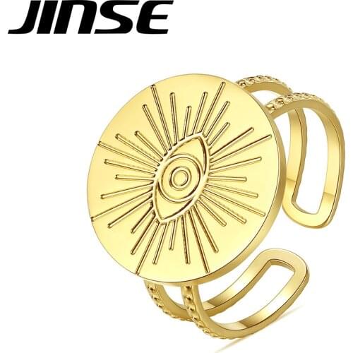 JINSE Women's Gold Rings