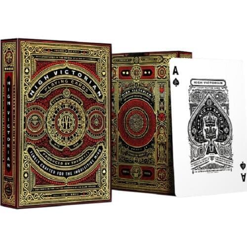 Theory11 High Victorian Playing Cards Red Victoria Deck USPCC Collectable Poker Magic Card Games Magic Tricks Props
