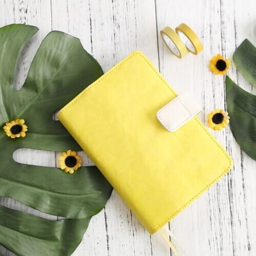 Kinbor Hand Notebook A6 Simple Notebook Schedule Notebook Efficiency Book Diary Travel DuPont Paper Diary