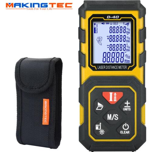 MAKINGTEC Laser Rangefinder Distance Meter 60M80M100M Digital Tape Measure Range Finder Roulette Laser Length Measuring Meter