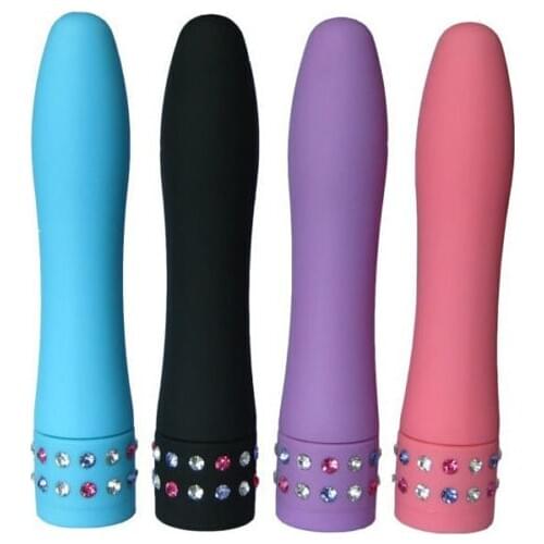 Powerful G-spot Vibrating Diamond AV Vibrator Waterproof Massager Vibrators for Women Masturbation Sex Toys Colors