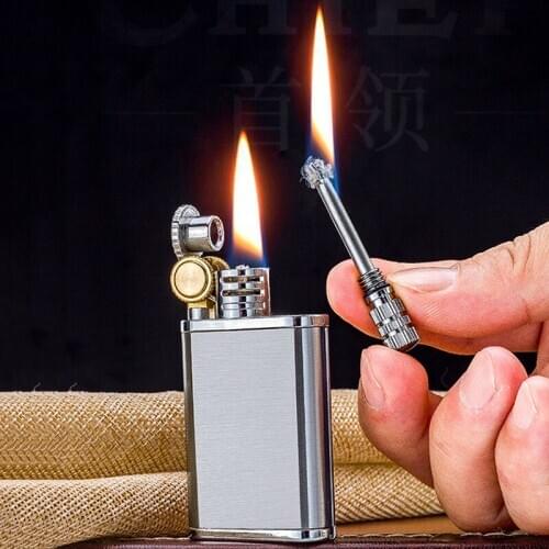 New CHIEF Ten Thousands Matches. Kerosene Wheel Lighter. Dual purpose lighters.Smoking gift.Outside Tool