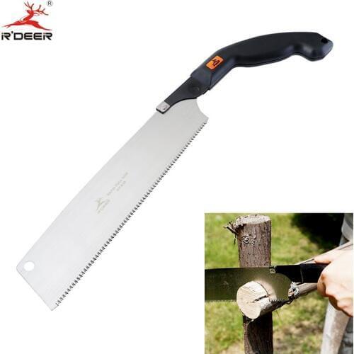 440mm Hacksaw 65# Manganese Steel Japanese Saw Gardening Pruning Rapid Pull Saw Replaceable Blade Woodworking Hand Saw 1PC