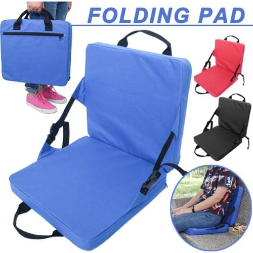 Portable Camping Cushion Chair Folding Recliner Lightweight Backrest Seat Outdoor Kamp Sandalyesi Silla Plegable Taburete