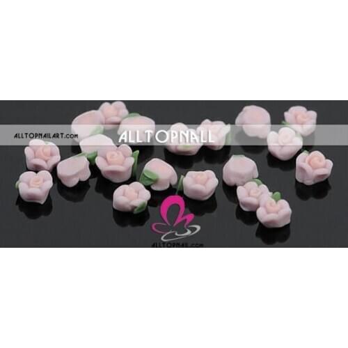 Mixed Colour 3D Ceramic Flowers 2000pcs Professional Nail Art Acrylic Flowers - DHL & EMS Free Shipping