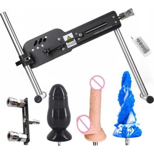 Medium-size Sex Machine for Women 70W Strong Power with Dildos Attachment Automatic Vibrator Adults Sex Toys for Gay Lesbian Men