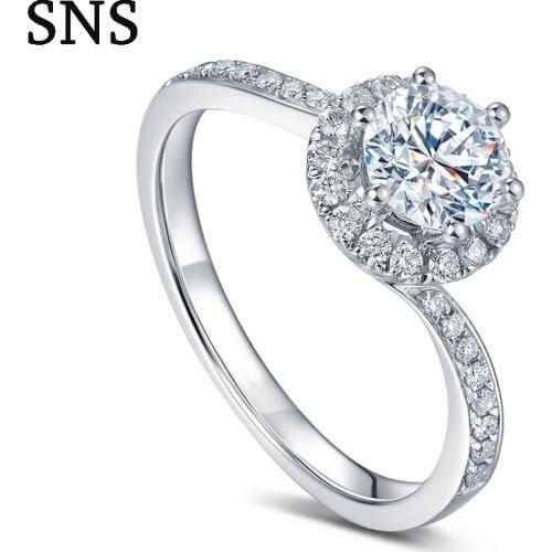 14k Solid White Gold Wedding Ring 0.3 ct Round Cut Natural Diamond Real Gold Wedding Ring for Women Solitaire with diamond