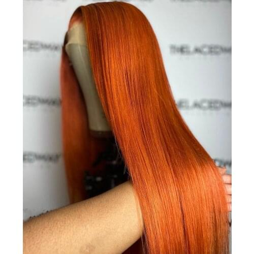 24 Inches Long Middle Part Lace Frontal Human Remy Hair Wigs With baby Hair Long Straight Preplucked For Women Glueless Wig