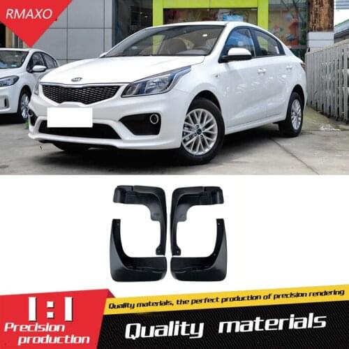 For Kia K2 2017-2019 Mudflaps Splash Guards Front With the color and rear Mud Flap Mudguards Fender Modified special