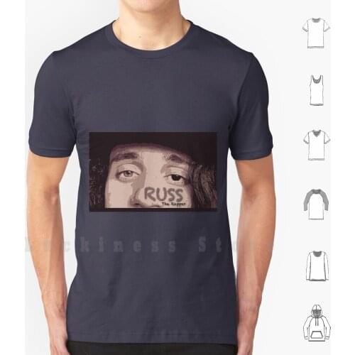 Russ Eyes T Shirt 6xl Cotton Cool Tee Russ Diemon Russ The Rapper Rap Hip Hop Russ Video Official Diemon Directed Esteves Edgar