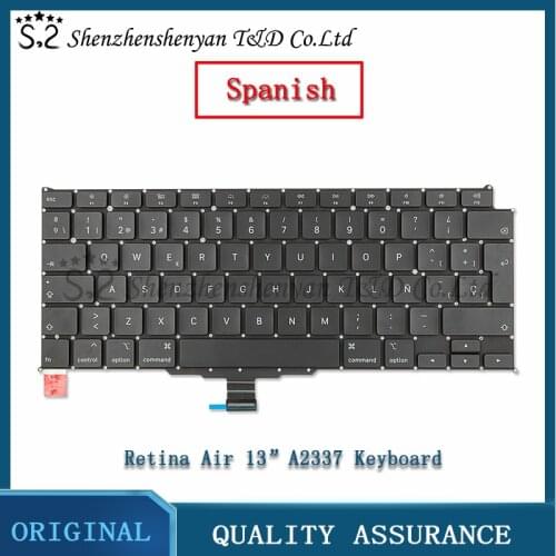 Laptop A2337 Spanish keyboard for Macbook Pro Retina air 13.3 laptop key cap keyboard Brand New M1 EMC 3598 2020 year