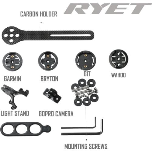 Garmin carbon bike computer mount Bicycle Road Bike Cycling Computer Stopwatch Mount Holder For Garmin gopro mount