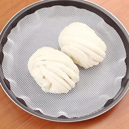 Round Silicone Eco-friendly Steamer Pad Steamed Stuffed Bun Bread Pad Household Steamer Steamed Dumplings Mat