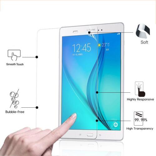 Best Anti-Scratched Clear glossy Screen Protector film For Samsung Galaxy Tab A T550 9.7" Front HD LCD screen Protective Films