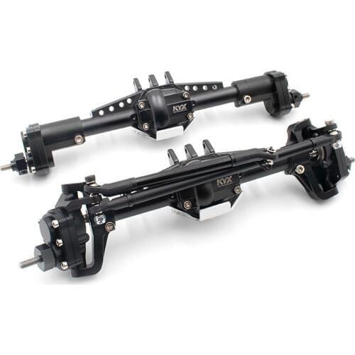 Metal Front & Rear High Lift Portal Axle Set for 1/10 Axial SCX10II 90046 increases ground clearance 12mm RC Crawler Car Parts