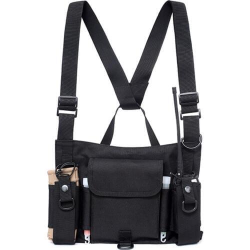 Outdoor Mountaineering Waist Bag Large Capacity Waist Satchel Mens Chest Multi-function Tool Package Hunting Holsters Pouches