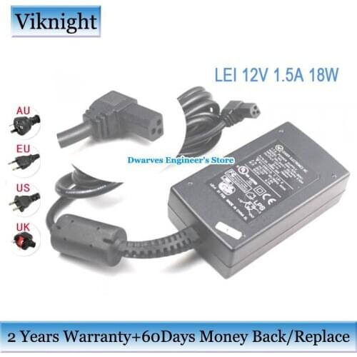 Genuine ac Power Supply Charger For LEI 12V 1.5A SMA-025-B001 18w Ac Adapter 3PIN Laptop Adapter