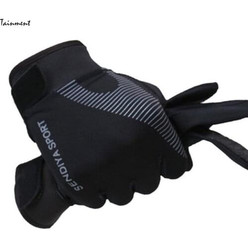 1 Pairs Bicycle Gloves Full Finger Touch Screen Unisex Gloves Breathable Summer Mittens Outdoor Climbing Fitness Sports Gloves