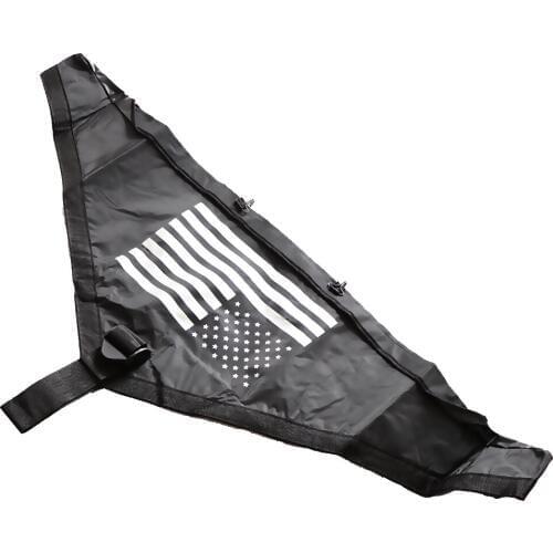 Front Hood Cover T-Style Protector Cover Kit for Jeep Wrangler JK 2007-2017 Flag