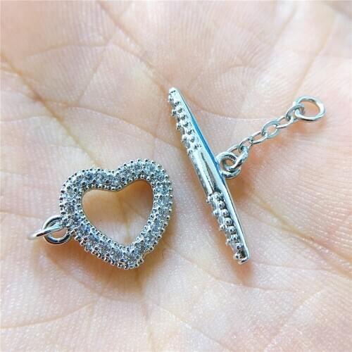 Jewelry Making Supplies High Quality Copper Zirconia Rhinestone Findings DIY Long Pearls Necklace Pendant Accessories Spacers