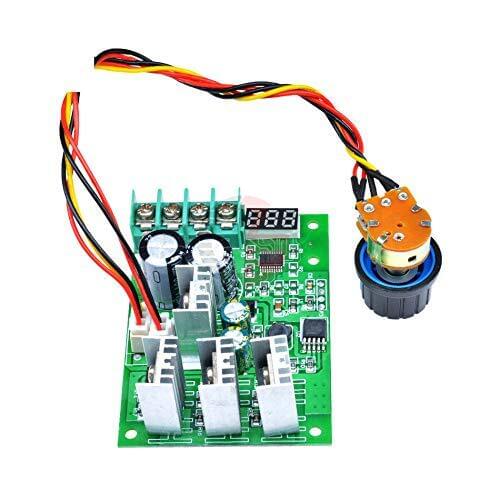 DC 6-60V 30A Adjustable LED Digital Motor Speed Regulator PWM DC Motor Speed Controller Motor Speed Control Governer 12V 24V 36V