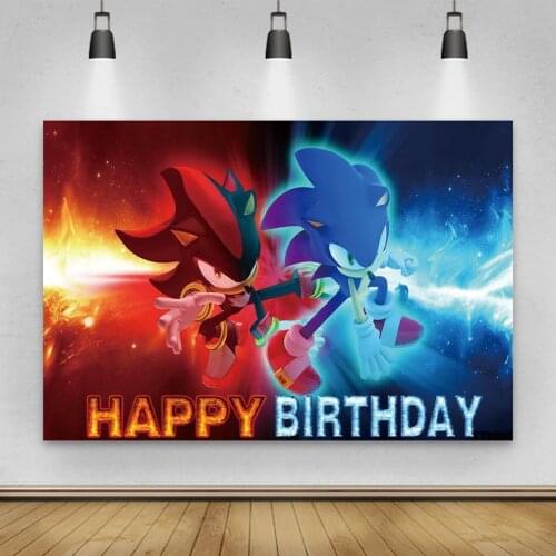 Cartoon Lightning Little Monster Fire Ice Backdrop Boy Birthday Party Room Decoration Photography Photo Kids Vinyl Background