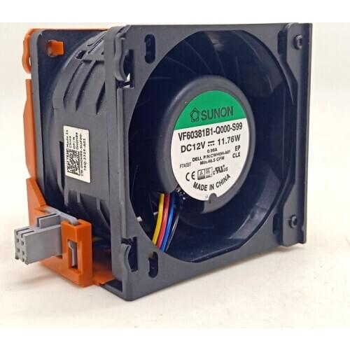 Server Fan for PowerEdgeR730X H0H89 CWH0H CWH0H-A01 server fan VF60381B1-Q000-S99 46.5CFM 6038 12V 11.76W