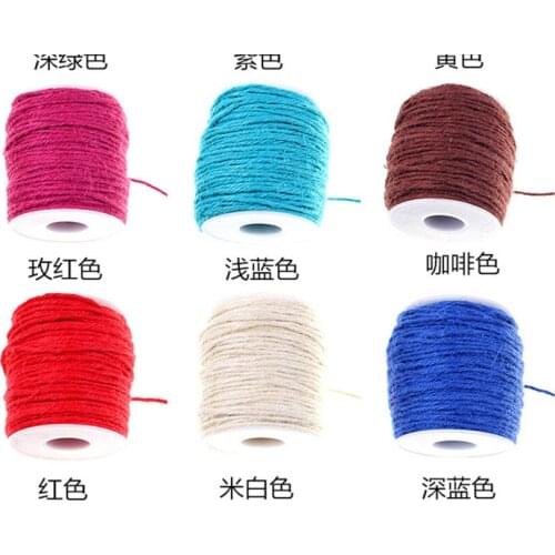 Event & Party supplies Hemp jute twine four color 12 color 2mm thick diy material hand rope