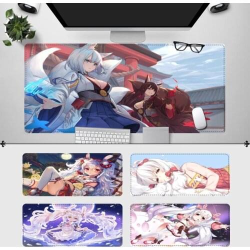 Vintage Azur Lane Laffey Mouse Pad Gamer Keyboard Maus Pad Desk Mouse Mat Game Accessories For Overwatch