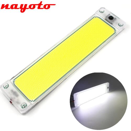 12-24V COB Auto Truck Trailer LED Light Car Indoor Interior Light Reading Bulb Roof Ceiling Work Lamp for Offroad Boat Camping