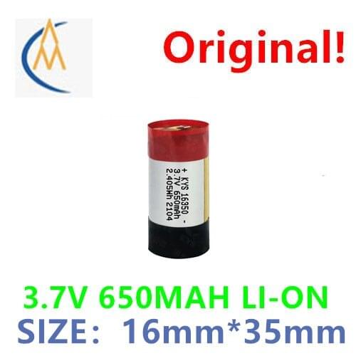 16350 3.7V 650mah 3A high rate discharge beauty instrument rechargeable polymer lithium battery powered aircraft model toy