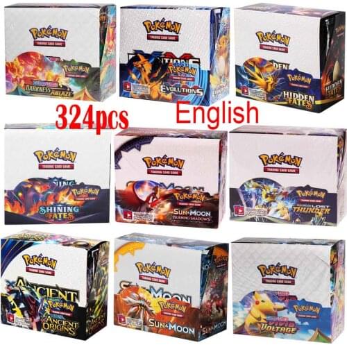 2021 Newest Pokemon Cards 360Pcs English Pokemon TCG: Shining Fates Booster Box Trading Card Game Collection Toys 2021 Newest