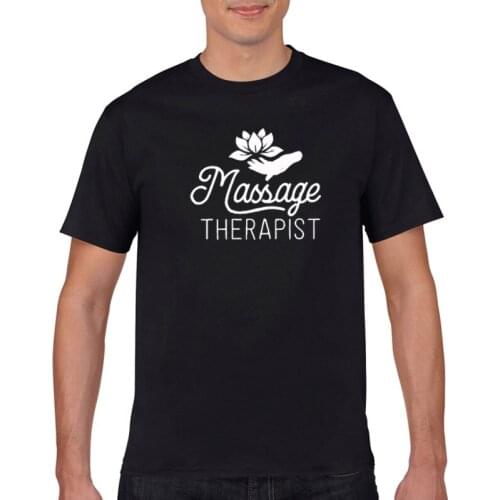 2021 new massage therapist printed cotton casual T-shirt womens fun T-shirt womens street style regular T-shirt