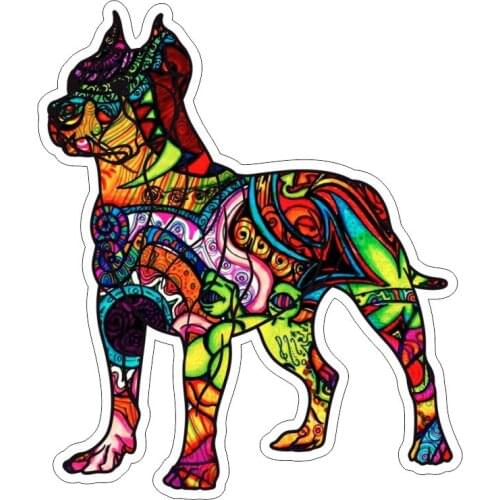 3PCS Graffiti cute bulldogs graphics car stickers decoration fun car side door creative vinyl decals car motorcycle accessories