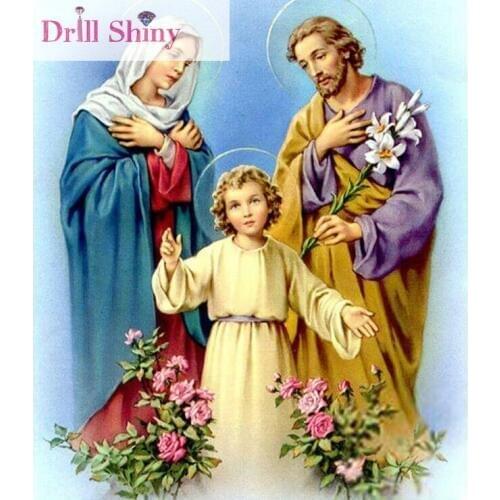 5D Diy Diamond Painting Square Diamond Mosaic Religion Pictures Of Rhinestones Cross Stitch Home Decor Embroidery Icons