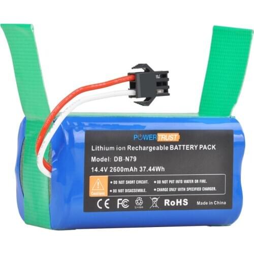N79 Battery for Ecovacs Deebot N79S 500 DN622 Eufy RoboVac 11S 30 30C 14.4V 2600mAh Rechargeable Batteries