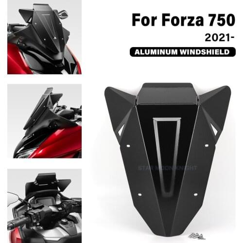 Motorcycle Accessories Aluminum Windscreen Windshield Wind Shield Deflector Fit For Honda For FORZA 750 For Forza750 2021