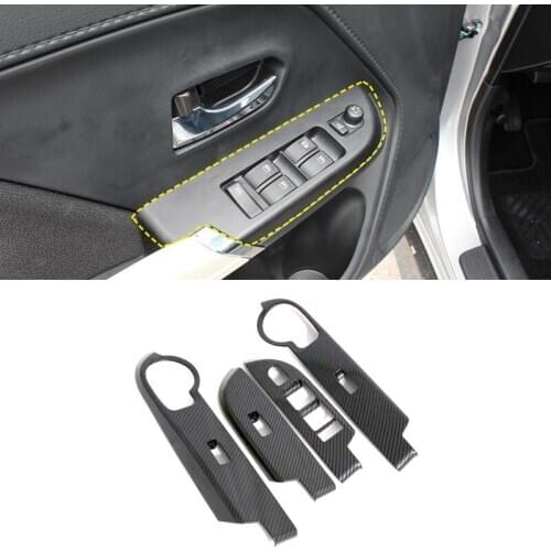 Car Styling Accessories For Toyota RUSH LHD 2017 2018 2019 2020 F800 F850 Door Window Armrest Cover Switch Decoration Panel Trim