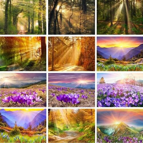 5D DIY diamond painting landscape cross stitch kit rhinestone art picture full diamond embroidery mosaic mosaic home decoration