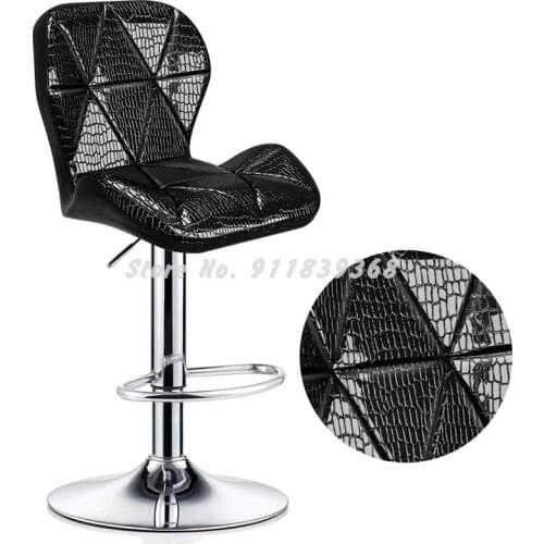Bar Chair Lift Chair Modern Simple Household Rotary Bar Chair High Stool Front Desk Cashier Chair Back Stool
