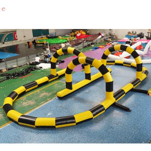 Free shipping track for pony horse jump race / go-kart inflatable air track for sale / cheap air inflatable race track / track