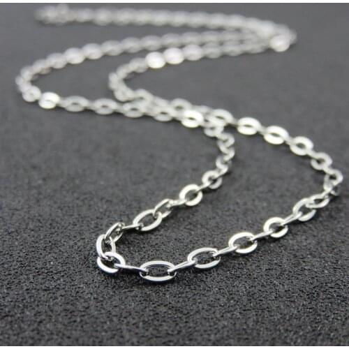 40/45/50/55/60/65/70/75/80/85/90cm Women Chain, Men Necklace, Stainless Steel Chain necklace, Fashion Gift Jewelry