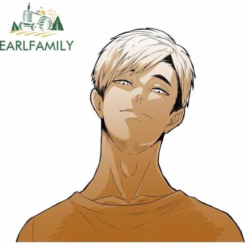 EARLFAMILY 13cm x 12cm For Miya Atsumu Car Stickers Window Fine Decal Creative Vinyl Material Car Accessories Custom Printing