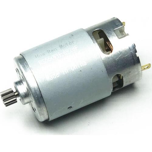 RS550 Motor 14 Teeth 9.6V 10.8V 12V 14.4V 16.8V 18V Gear 3mm Shaft For Cordless Charge Drill Screwdriver