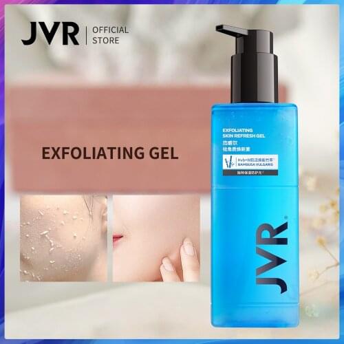 JVR Men Gel Exfoliante Facial Scrub Dead Skin Removal Nourishing Moisturizing Face Peeling Cleanser Hand Body Exfoliating Male