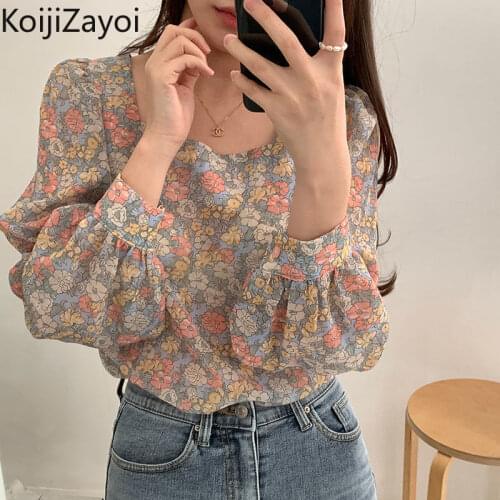 KOIJIZAYOI Womens Chiffon Blouses