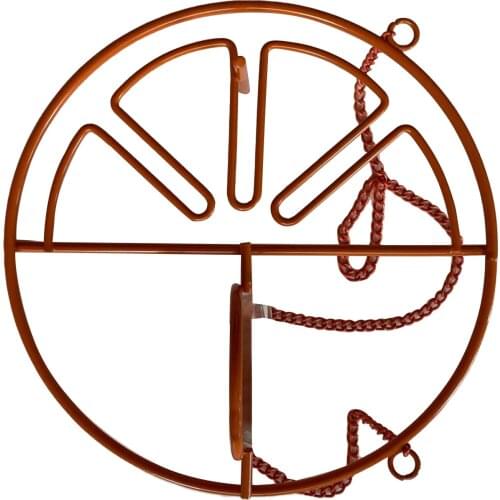 Bird Feeder Metal Balcony Bird Food Dispenser Hanging Wild Bird Feeder with Hanging Ring for Indoor Outdoor Garden Yard Decor