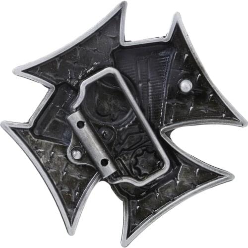 Cowboy Indian Leather Retro Pattern Belt Buckle for Mens